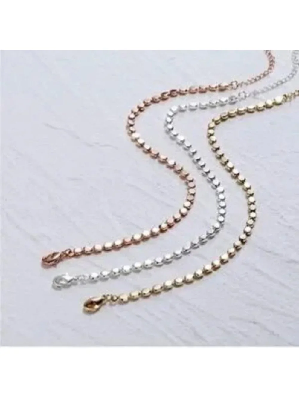 GOLD 14k Gold Plated Dot Bracelet